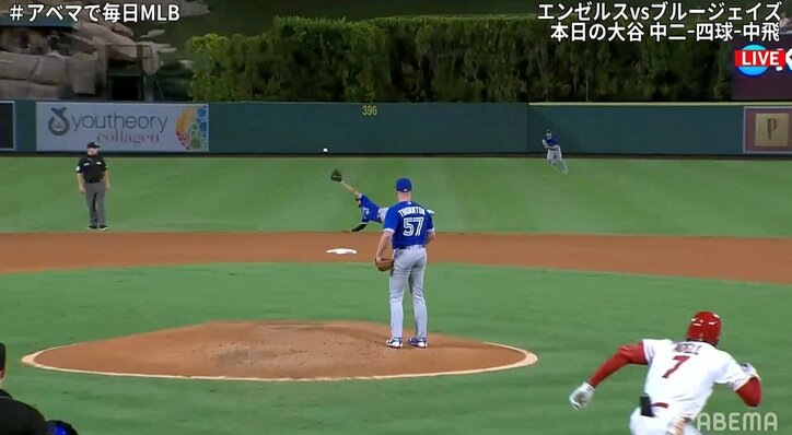 大谷翔平、ベースも味方につけ7勝目 ファンから珍コメント殺到「二塁ベースGJ」「ナイスアシスト！」