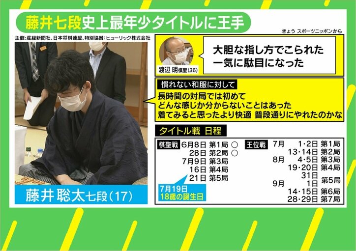 最年少タイトル獲得に王手 藤井聡太七段の強さを支える心理学的3つの所作