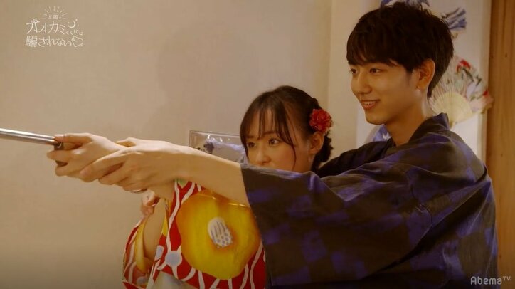 射的ゲームで好きな人が背後からサポート…ほとんどバックハグ状態の胸キュンシーンに横澤夏子&Dream Amiら大騒ぎ「最高!」