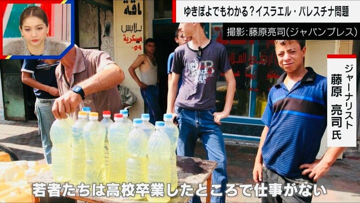 ガザ地区の若者