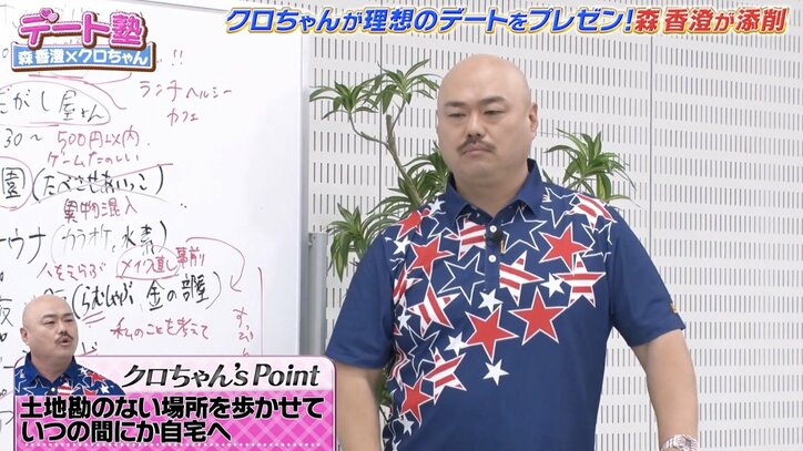 【写真・画像】森香澄「それ誘拐のやり方だから！」クロちゃんのデートプランに怒りあらわ　2枚目