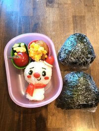 みきママ『雪だるま弁当です！！』