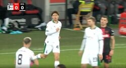 「いきなり首位相手に楽しみ」「期待されてる証拠」 ボルシアMG福田獅王がブンデスリーガデビューの瞬間　日本のサムライの出場に深夜のSNSも大熱狂！