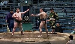 「さすが錣山部屋」序二段力士、驚異の“美四股”を披露「すごい上がる」ファン驚嘆
