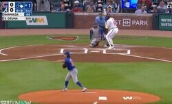 球場騒然！一体、何が起こったのか…！？ カブス・今永昇太の“超高速牽制”がヤバすぎる　73盗塁MVP男を刺して話題に 「えっ？」「速くて見えねえ…」