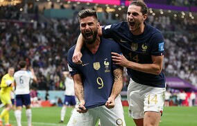 主砲ジルー決勝弾の王者フランスが4強進出！　イングランドは主将ケインの2度目のPK失敗響き無念の敗退…《カタールW杯》