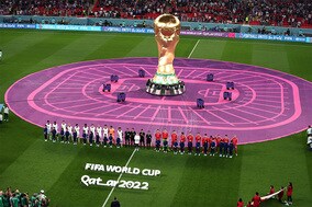 【W杯】米国×ウェールズ、セネガル×オランダに続いてバックスタンド1階に空席が目立つ