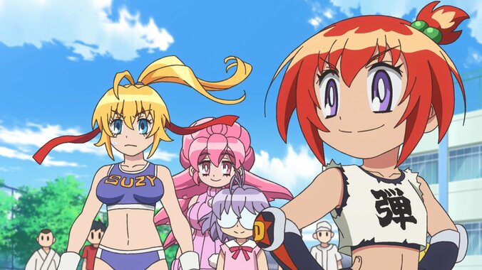 【写真・画像】弾子は個性的なチームメイトたちと出会う！アニメ『炎の闘球女 ドッジ弾子』第1話あらすじ・先行カット公開　1枚目