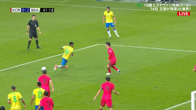 戦慄！ブラジル代表10番、韓国守備陣を破壊…「日本は大丈夫か…」「上手すぎて笑うしかないわ」まさかのスルーから強烈弾 5枚目