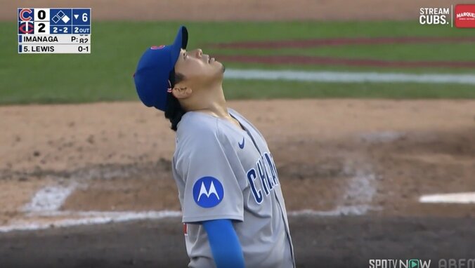 【写真・画像】一体、何が起きた！？ 今永昇太に“ハプニング発生”「表情w」「なぜか面白い」 相手打者のバット破壊→予想外のリアクション　1枚目