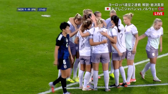 なでしこジャパンが落胆…“70m爆走カウンター”で失点「振りが速くて強烈」「パワーすげぇ」ノルウェー20歳に長谷川唯ら５人が翻弄された一部始終 3枚目
