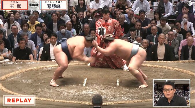 元関脇・北勝力の谷川親方の背後に鈴木宗男氏