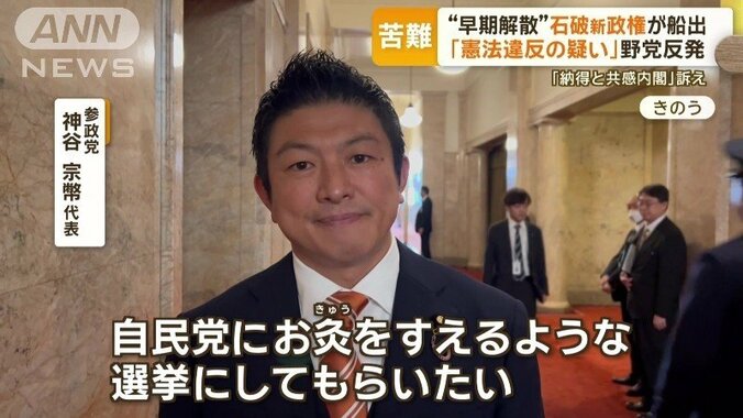 参政党　神谷宗幣代表