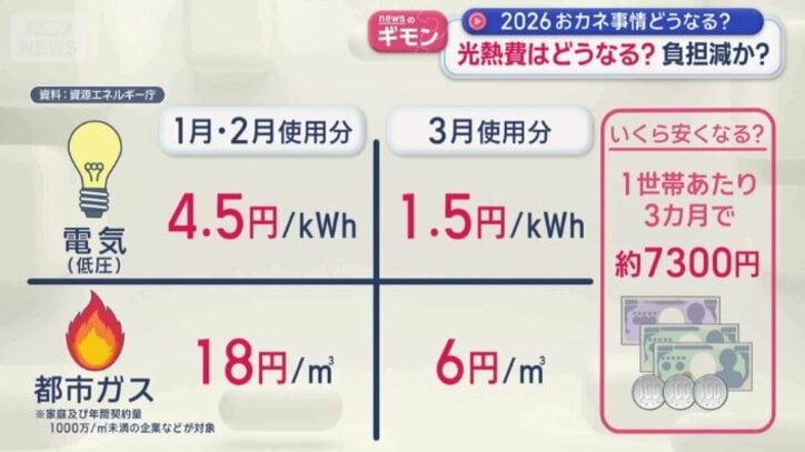 今月始まる政府の補助