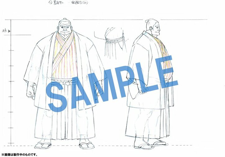 アニメ『PEACE MAKER 鐵』島田 魁＆近藤 勇のキャラ設定ラフ画公開　幕末動乱の時代が再び！
