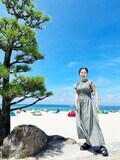  藤あや子、坂本冬美の実家がある和歌山県でバカンス「まるで海外のような景色」 
