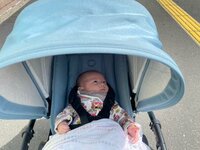 江原千鶴『ベビーカーデビュー♫』