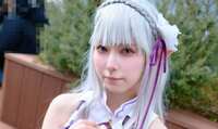マジ天使が過ぎる再現性！エミリアのコスプレが驚くほどの透明感