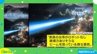 奈良の寺から破壊力ありそうなビーム
