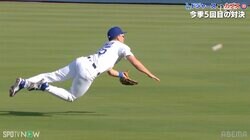 ド軍“最強の便利屋”、連日の超美技が「半端ない」 超絶ダイビングキャッチに球場沸騰「エドマンどこでも上手いな」