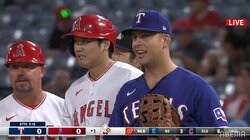 大谷翔平、大活躍で塁上の“変顔”にカメラも密着 ファンは爆笑「顔芸」「スポンジボブみたいな口」