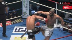 側頭部に“ボコッ”…起死回生のバックブロー！ ２ダウンを跳ね返す劇的KOに「形、勢、逆、転！」