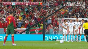 現役時代はFKの名手、解説・名波浩が「絵になる」クリスティアーノ・ロナウドの「仁王立ち」姿に惚れ惚れ　ファンも「目に焼き付ける」と熱視線