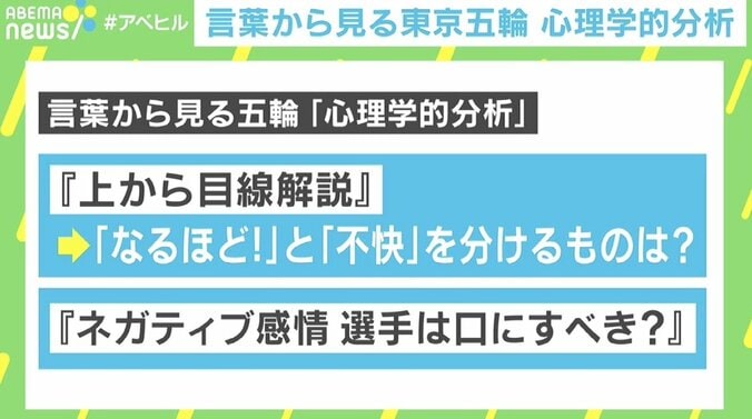 五輪選手の“ネガティブ発言”を臨床心理士が分析 ネット上の厳しい声に「精神的に追い詰めないで」 1枚目