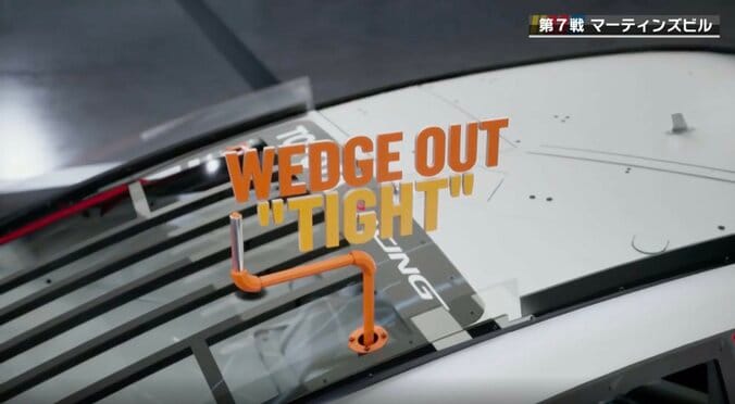 レーシングカーの屋根に“謎の物体”…捉えた正体に「こういう仕組みか」「これはわかりやすい」納得の声 3枚目