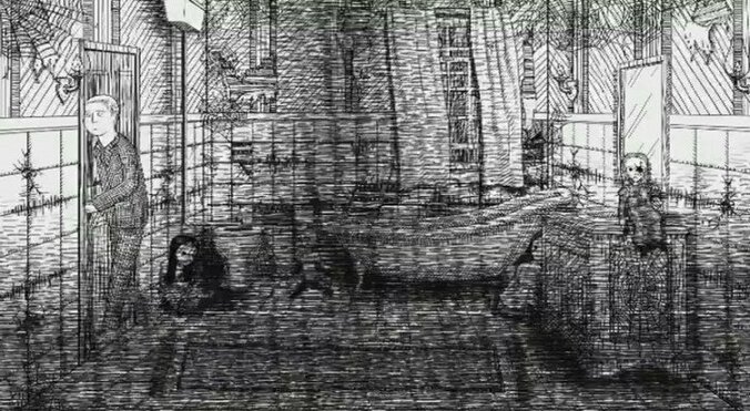 鉛筆画で紡がれる悪夢！精神病で苦しんだ実体験を基にしたダウナーなホラーゲーム 12枚目