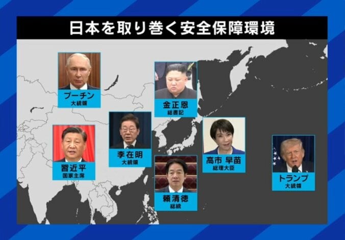 日本を取り巻く周辺諸国の安全保障環境