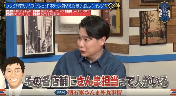 ノブコブ吉村、明石家さんまの“意外な外食事情”を明かす「あんなスーパースターなのに…」規格外の秘話にもスタジオ驚き 2枚目