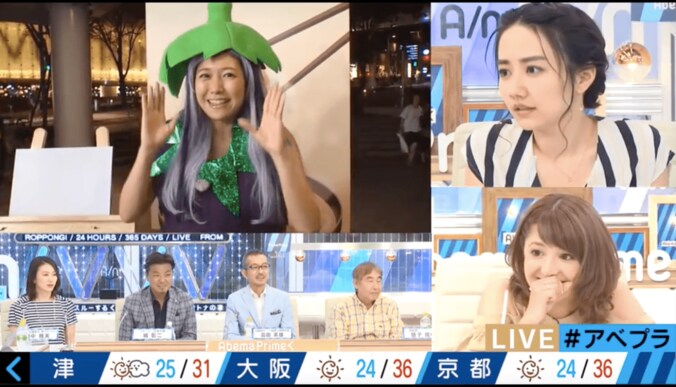 【美人コスプレ気象予報士まとめ】「部屋では全裸」のセクシー熱中症対策 9枚目