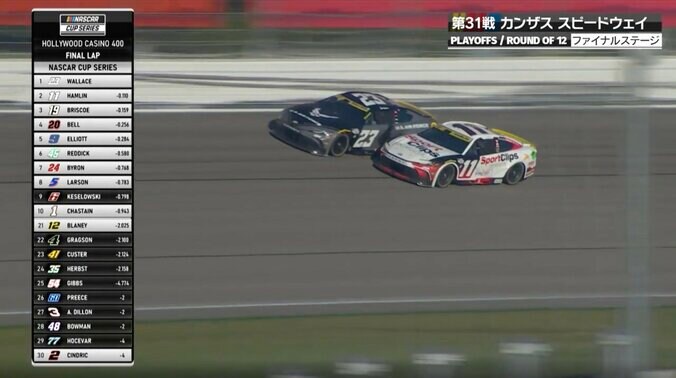 「どっから出てきた？」ライバルを“弾き飛ばして”大逆転！ ドライバーも「どうして勝てたかわからない」米レース、異例“再延長”で劇的V 2枚目