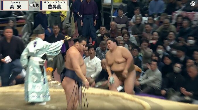 鬼の形相を浮かべる豊昇龍