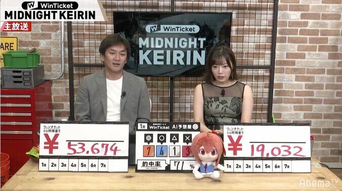 「家では壁に向けて1人でしゃべってる」松本圭世の衝撃告白にもノブコブ徳井は納得「どう見ても暗い」／ミッドナイト競輪 2枚目