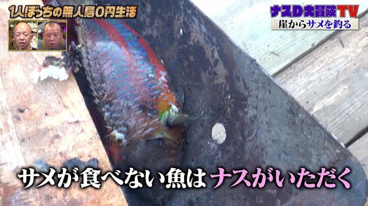 「なんちゅう野蛮な調理だよ!」ナスDの“ワイルドすぎる料理の技”にバイきんぐ小峠も驚き