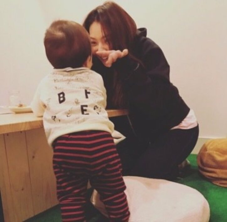 里田まい、育児に苦戦「夜泣きがね…」 実家でリフレッシュ明かす