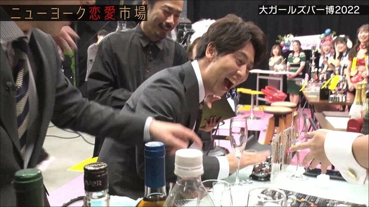 グラドル雀士がハイレグバニー姿でガールズバー店員体験! ニューヨークらとテキーラ&シャンパン祭で大盛り上がり