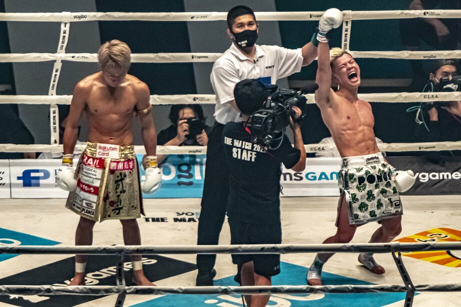 多くの格闘技に注目されたK-1王者・武尊との一戦では、5−0の判定勝ちを収めた ©Takuya Sugiyama