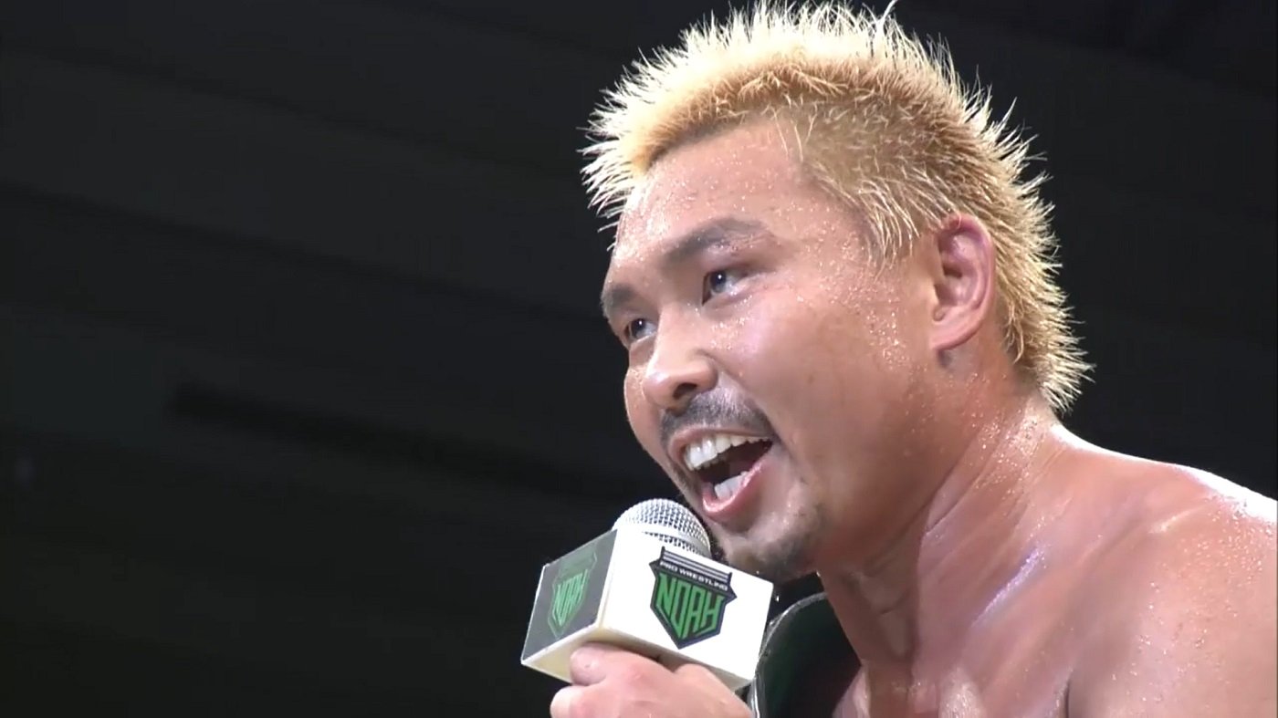 写真 時代が動くぞ 俺が動かしてやる 俺がノアだ 中嶋勝彦 ４年ぶりにghcヘビーを戴冠 新時代を宣言 ニュース Abema Times