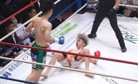 【映像】「効いてねぇよ」直後に衝撃KO