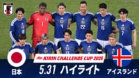 【映像】日本 vs アイスランド 試合ハイライト