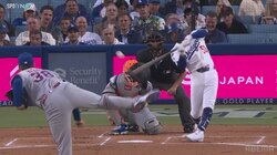 ファンもドン引きレベル！？「骨折とは…？」“MVPトリオ”ベッツ、爆速復帰で即ヒット→力強すぎる走塁に「足痛くないの」「よく走ったな」の声