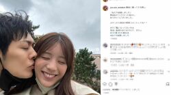 貴島明日香に久保田悠来が“タコちゅー”！仲睦まじいキスショットに反響「すっごく楽しそう」「ほんとキュンキュン」