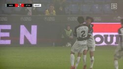 超絶ボレー炸裂！伊藤涼太郎が劇的ゴラッソ 13戦ぶり“強烈ダイレクト弾”に実況＆SNS沸騰「フリーだ！」「エグすぎ」