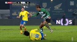 “ずる賢さ”が足りねえんだよ！スポルティング守田英正がエグすぎる“破壊タックル”→足を踏みつけた瞬間　驚異の2人連続プレスで相手を叩き潰す