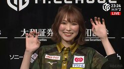 このまま負けるか、ガオー！菅原千瑛、チームを救うラス直後のトップ「次のステージに進めるように」ファンも喜ぶ新年初ポーズ／麻雀・Mリーグ