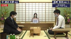 渡辺大夢五段 対 高野智史五段 二次予選進出かけ対局開始／将棋・朝日杯