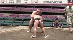 大相撲土俵外でヒヤリの瞬間…力士落下で“同時に3名”倒れるハプニング発生　ファン驚き